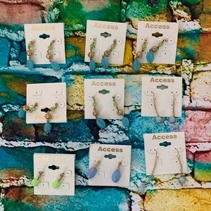9 Pair Lot of NWT Earrings